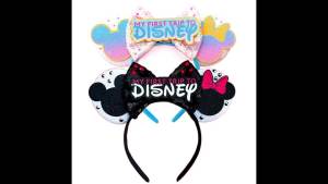 Disney | Mickey Mouse Ears Headband Women Birthday Girl Sequin Bow Minnie Hair Bands For DIY Hair Accessories Kid Gift