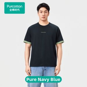 Purcotton | Cool Sensation Knitted Round Neck T-shirt