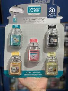Sáp thơm ô tô Yankee Candle Car Set 5 mùi [Hàng Mỹ]