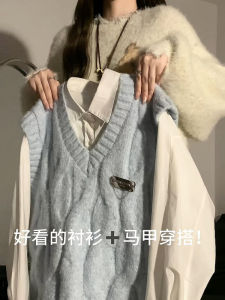 Áo Len Cardigan Cổ Chữ V Dệt Kim Dày Thời Trang Xuân 2024 Cho Nữ Áo Khoác Ngoài Áo Len Dệt Kim Áo Khoác Ngoài Mùa Xuân