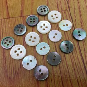 Nút Vỏ Sò Tự Nhiên Cao Cấp Màu Trắng Cho Áo Sơ Mi Nữ Áo Len Dệt Kim Áo Khoác Cardigan Áo Vest Nút Vỏ Sò DIY