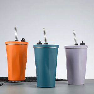 แก้วน้ำ เก็บความเย็น 600ml แก้วเยติ แก้วสแตนเลส 20ออนซ์ สีสันสวย แถมฝาหลอดเด้ง เก็บน้ำแข็งได้นาน 18 ชั่วโมง แก้วน้ำเก็บความเย็น/ร้อน แก้วเยติ