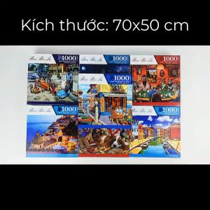 Bộ Tranh Ghép Hình 1000 Mảnh Luật Sư Động Vật Jigsaw Puzzle Randomcut 1000 Pcs (Kích Thước 70x50 cm)