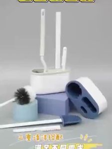 ชุดของ 3 ชิ้น แปรงขัดส้วม ไม้ขัดส้วม แปรงขัดห้องน้ำ ที่ขัดห้องน้ำ แปรงขัดห้องน้ำซิลิโคน ชุดทําความสะอาด 3 ชิ้น พร้อม การผ่าตัด เส้นตัว การใช้งาน