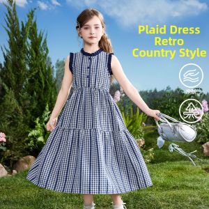 Ask Junior | Gingham Sweet Summer Dress for Middle to Large Children