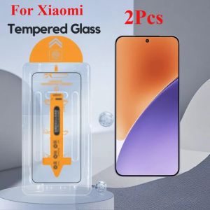 2Pcs For Xiaomi Mi 15/14/13/13T/14T/12T/11T/10T/9T Pro Tempered Glass Screen Protector HD Clear Film Anti-Scratch
