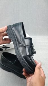 SHID Sepatu Loafers Formal Pantofel Kerja Pria - Rudof Hitam