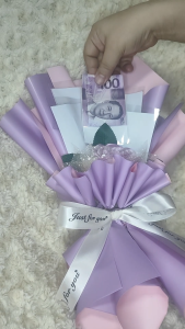 Elegant New Folded Money Bouquet with 5/10 Slot Slots Personalized Gift for Special Occasions