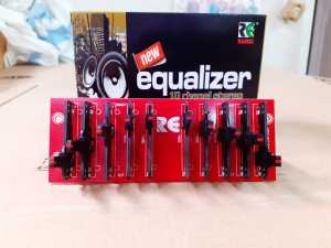 Kit New Equalizer 10 Channel Stereo Grafik 2x5 Channel 4 x TL084