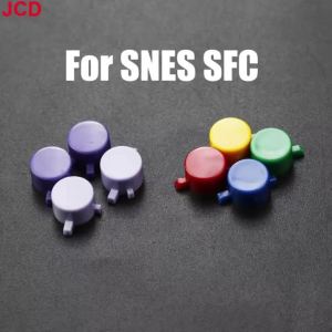 JCD 1set For SFC SNES Super NES Plastic Buttons A B X Y Replacement Controller