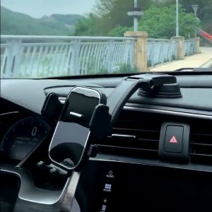 360° Rotatable Car Phone Holder Dashboard Car Phone Holder Heavy Duty Suction Cup Mobile Phone Support Bracket 360 Degree Rotation Cellphone Mount GPS Stand