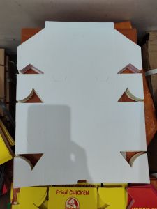 [ivory-Foil] Box Fried Chicken Box Ayam Goreng FoodGrade Wadah Kemasan Fried chicken / Dus Fried Chicken Ukuran 10 x 15 x 6cm