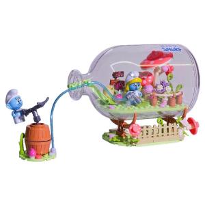 LALAPLAY | Blue Smurfs Drift Bottle Building Blocks