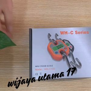 COD WeiHeng Timbangan Gantung Tas Koper Digital Scale 150kg 0.05-0.1kg - WH-C100