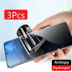 3Pcs Privacy Hydrogel For Realme Note 50 60 60x 70 70T Narzo N53 N55 N61 N63 10 10A 20 20A 30 30A 50 50A 50i 60 Screen Protector