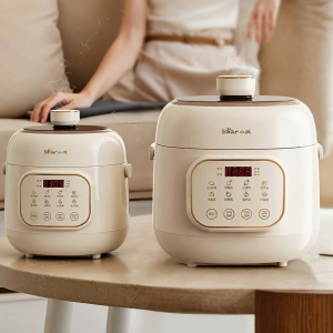 [China Plug Without Adapter] Bear | Mini Intelligent Multi-function Pressure Cooker 2l