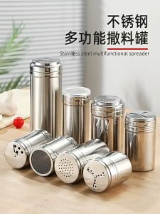Lọ rắc gia vị inox HOMELOVE Lọ đựng gia vị tiêu muối lọ rắc bột bằng thép không gỉ chống ẩm mốc bền đẹp