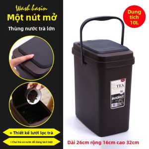 Thùng Đựng Nước Trà Nhỏ Thùng Rác Trà Bàn Trà Thùng Thoát Nước Thùng Nước Trà Phụ Kiện Đường Trà Thùng Nước Trà Bằng Nhựa Phong Cách Bắc Âu