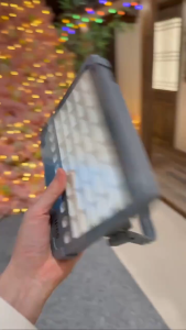 Portable LED Solar Floodlight Outdoor Camping Lighting Portable Waterproof Lamp Spotlight