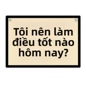 Tấm Thảm Treo Tường Có Khẩu Hiệu Cổ Điển Tối Giản Hôm Nay Tôi Đang Làm Gì Tốt Lành Cho Người Ta? Tranh Treo Tường Cho Phòng Ngủ Ký Túc Xá Trang Trí Nhà Cửa Tranh Nghệ Thuật Treo Tường Bằng Polyester