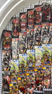 Anime Spinner Keychain Collection Featuring Iconic Characters & Smooth Spin Goku Naruto Pokemon etc