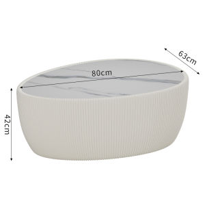 OUQI | Compact Modern Minimalist Luxury Unusual Design Trendy Tea Table