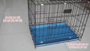 🐕COD🐈 กรงหมาพับได้ กรงแมว กรงสุนัข กรงสัตว์เลี้ยง กรงสุนัขพับได้ ขนาดกว้าง กรงน้องหมา น้องแมว กรงพับได้ แถมถาดรองพลาสติก Dog Cage