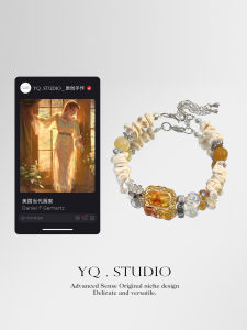 YQ.STUDIO Thiết kế ban đầu Vòng tay đá quý ngọc bích cao cấp dành cho nữ Phụ kiện thời trang và thanh lịch theo phong cách độc đáo