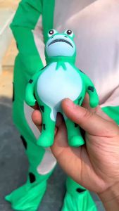 LSRC Cartoon Frog Pop Decompression Toy Gift for Boys and Girls