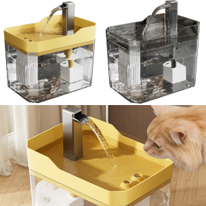 Automatic 1.5L Pet Water Fountain Filter Mute Cat Drink Bowl Pet Mobile Water Dispenser for Dog and Cat Water Feeding Supplies