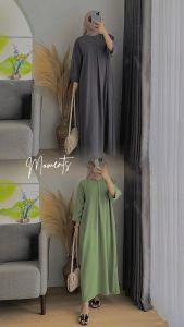 DASTER GAMIS CRINGKLE AIRFLOW DASTER TENGAN 3/4 BUSUI