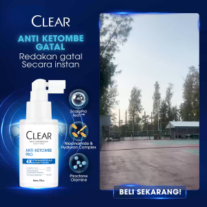 Clear Anti Dandruff Scalp Tonic Hair Tonic Anti Ketombe Pro 75ml