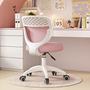 Ergonomic Height Adjustable Study Chair Comfortable Desk Chair with Backrest Writing Chair for Primary School Children Computer Chair