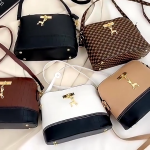 SKM Deer Crossbody Sling Pu Leather Shoulder Bag BG850 Beg Perempuan