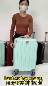 VALI kéo du lịch chất liệu Abs cao cấp có bo góc kim loại chống va đập Vali du lịch công tác đều phù hợp size 20-24-28 inch