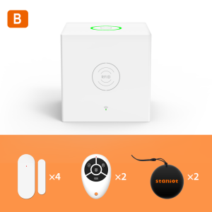Hệ Thống Báo Động An Ninh Nhà Thông Minh Staniot Tuya Smart WiFi Với Còi Báo Động Tích Hợp Điều Khiển Bằng Ứng Dụng Di Động Alexa 18 Âm Chuông Cửa Cảm Biến Cửa/cửa Sổ Không Dây