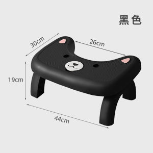 Adjustable Toilet Stool for Cats And Kids Home Bathroom Footrest Mat Pregnant Women Adult Children Foldable Footrest Stool