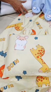 🌙MỀM ÊM🌙Gối Nằm Cho Bé Tặng Kèm Vỏ Gối Lụa Lyocell Viscose Thoáng Mát Gối Ngủ Cho Bé Đi Học 35x50cm