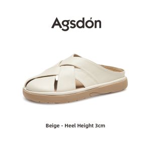 Agsdon | New Closed Toe Summer Sandals for Pregnant Women