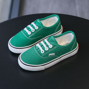 Giày Vải Thường Ngày Cho Trẻ Em Giày Vải Đế Cao Su Màu Trơn Mùa Hè 2025 Giày Vải Đế Cao Su Thoải Mái Cho Bé Gái Và Bé Trai