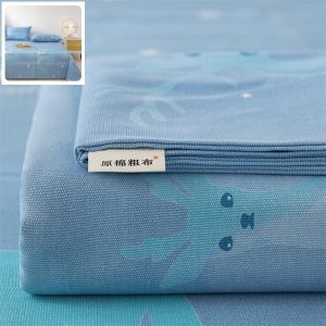 New Pure Cotton Natural Linen Bedding Set Double