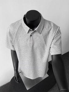 Áo Thun Polo Tay Ngắn Cỡ Lớn 300 Pound Mùa Hè Cho Nam Và Nữ Áo Sơ Mi Cổ Polo Tay Lửng Chất Liệu Cotton Dáng Rộng Thường Ngày
