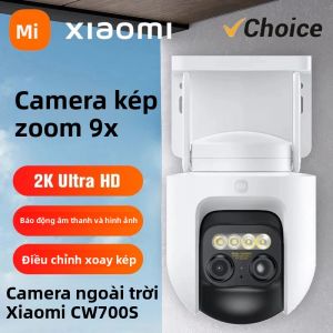 Camera Ngoài Trời Xiaomi CW700S 2.5K CCTV Tầm Nhìn Ban Đêm Full-color WiFi IP66 Nhà Thông Minh Camera Dome Zoom Kỹ Thuật Số 4MP