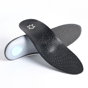 Leather Arch Support Insole For Flat Feet Orthotic Insole Sport Orthopedic Insole For Men Women O/X Leg Corrected Insoles