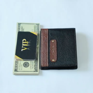 Dompet Lipat Pria Kulit PU 6 Slot Kartu Classic Fashion Urban Horizontal Wallet JCYOL02