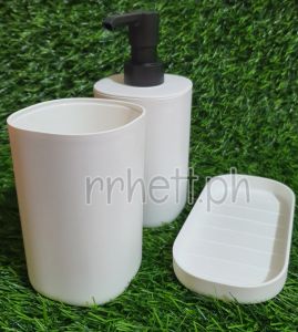 rrhett.ph 3pc IKEASWEDEN STORAVAN SERIES TOOTHBRUSH SOAP TRAY DISPENSER SET BATHROOM ACCESSORIES