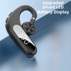 Long-Lasting Wireless Bluetooth Earphones for Sports Running Driving Comfortable Wear Noise Reduction Large Volume Ear Hanging