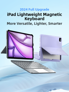 Inateck | Lightweight Magnetic Keyboard Case for iPad Air 7/6th Gen Air 4/5th Gen 11-inch 10th Gen iPad Bluetooth Case