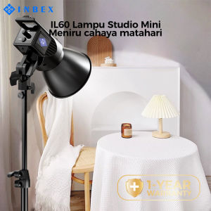【NEW】INBEX IL60 Lighting Fotografi Lampu Studio +2.1M Tripod Stand 60W Professional Lampu paket lighting studio foto Live Streaming/Kontent Kreator