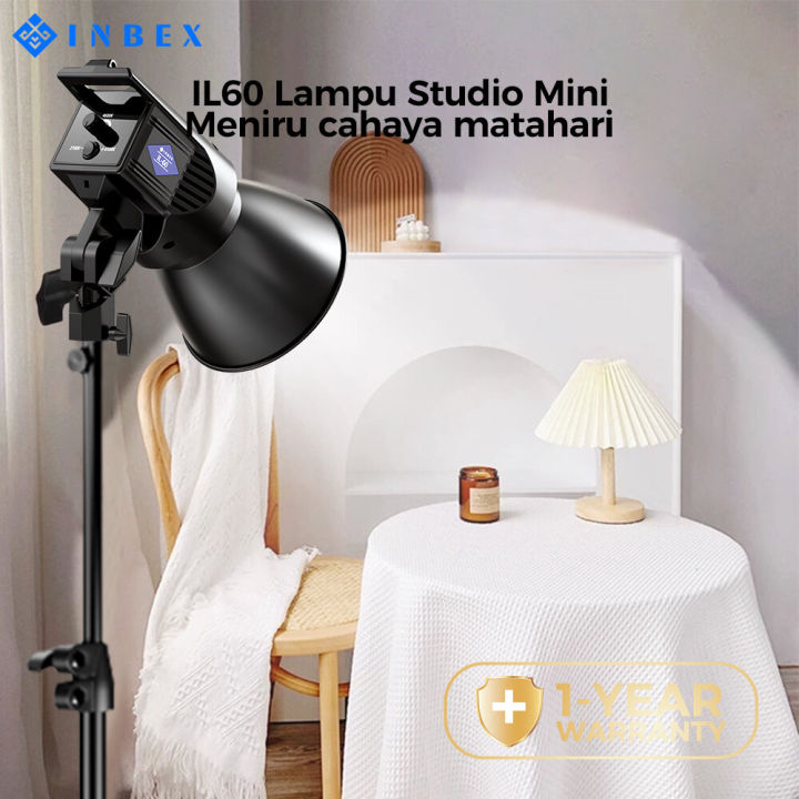 NEW】INBEX IL60 Lighting Fotografi Lampu Studio Tripod Stand